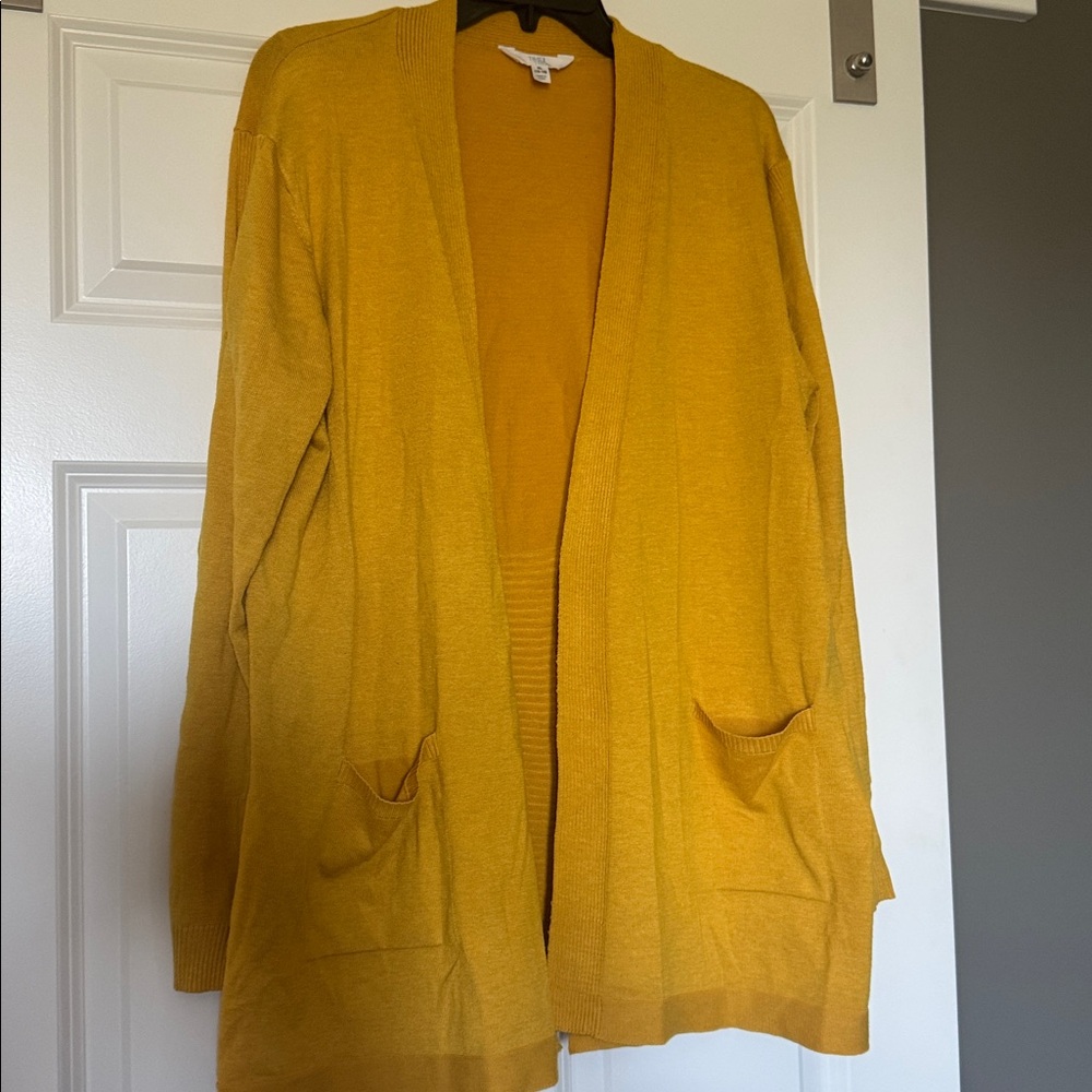 Time and Tru Mustard Knit Sweater